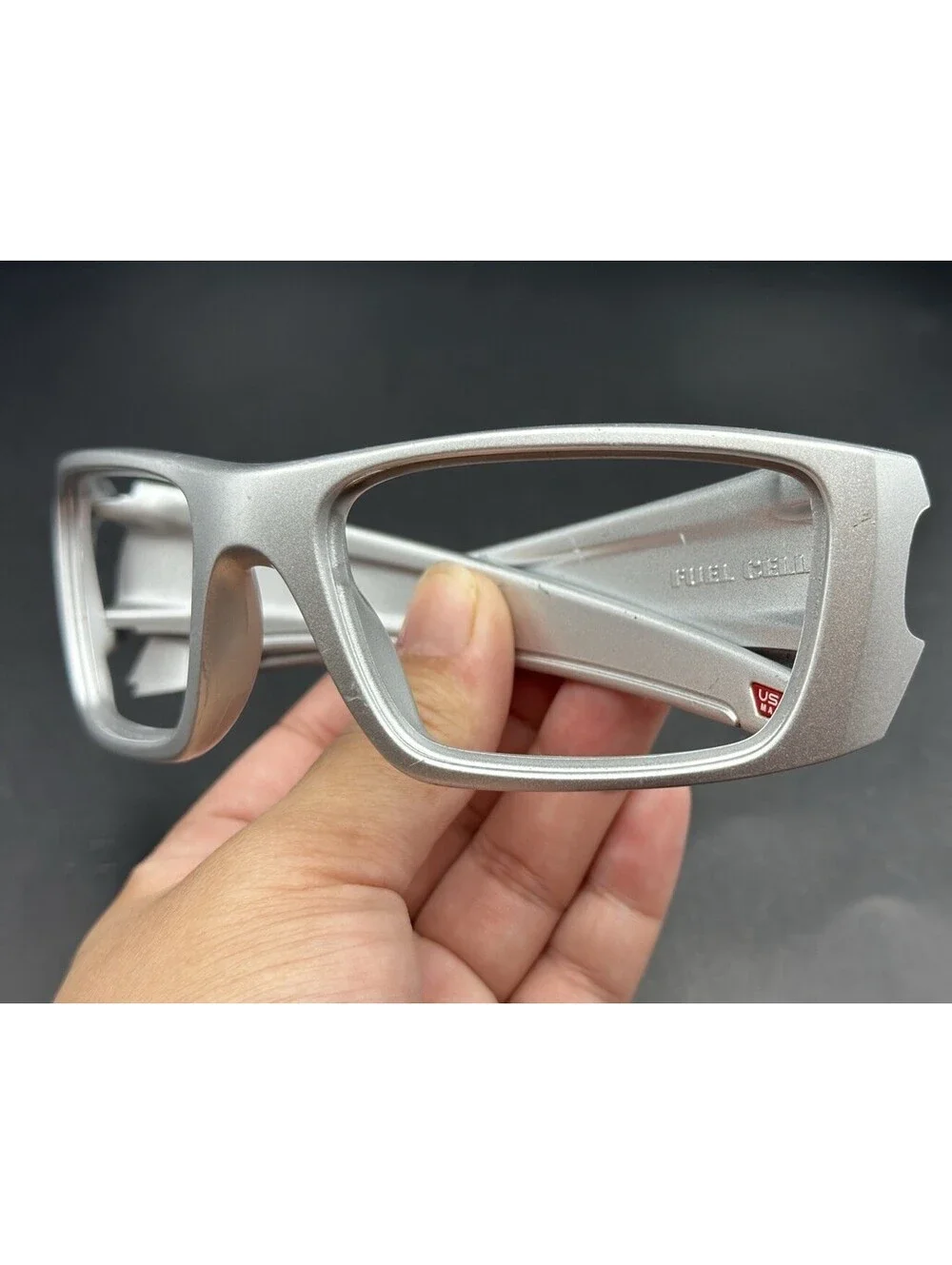 Oakley Fuel Cell X Silver Frame OO9096-M660 (Gunmetal Icon)